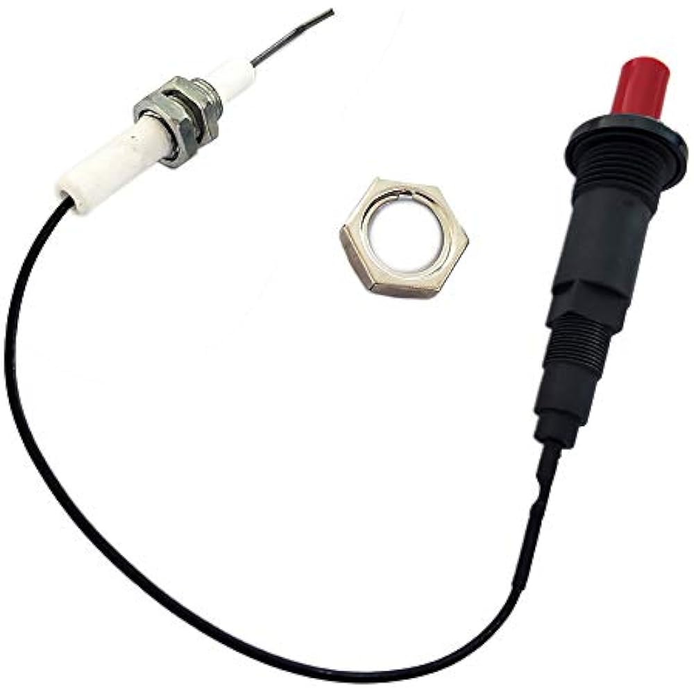 Meter Star Push Button Piezo Igniter With Threaded Universal Ceramic