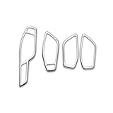 HIGH FLYING (Left Hand Side Driving) ABS Matte Door Inner Handle Bowls Cover Trim Frame 4pcs For Range Rover Evoque 2011-2015