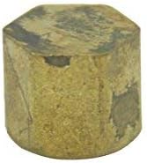 LTWFITTING Brass BSP Pipe Cap Fittings 1/4-Inch BSPP Air Fuel Water Boat (Pack of 5), 1/4" BSPP Female