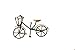 G & F Products 10022GR MiniGarden Fairy Garden Miniature Green Mini Bicycle Outdoor Statue, 3