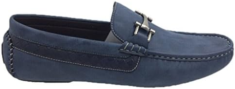 Mecca ME-2722 Jax Men's Loafer Driver Slip-on Shoes,navyblue-10.5
