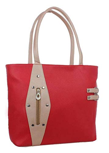 Lizzu Collection Women Stylish Hand bag (Red Color)