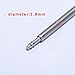 JJDD 2pcs per bag 1.8mm Stainless Steel Curved Spring Bar Pins Link for Watch Band 20mm Watchmaker Repair Component