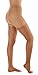 Made in USA - Sheer Compression Tights for Women 20-30mmHg - Graduated Compression Pantyhose for Varicose Veins Circulation during Pregnancy, Nursing - Nude, Large - A207NU3