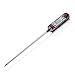 Digital Meat Cooking Thermometer Probe - Supertempo Stainless Steel Long Probe Electric Instant Read Thermometers For BBQ Polder Kitchen Grill Bath Water, Black + Red