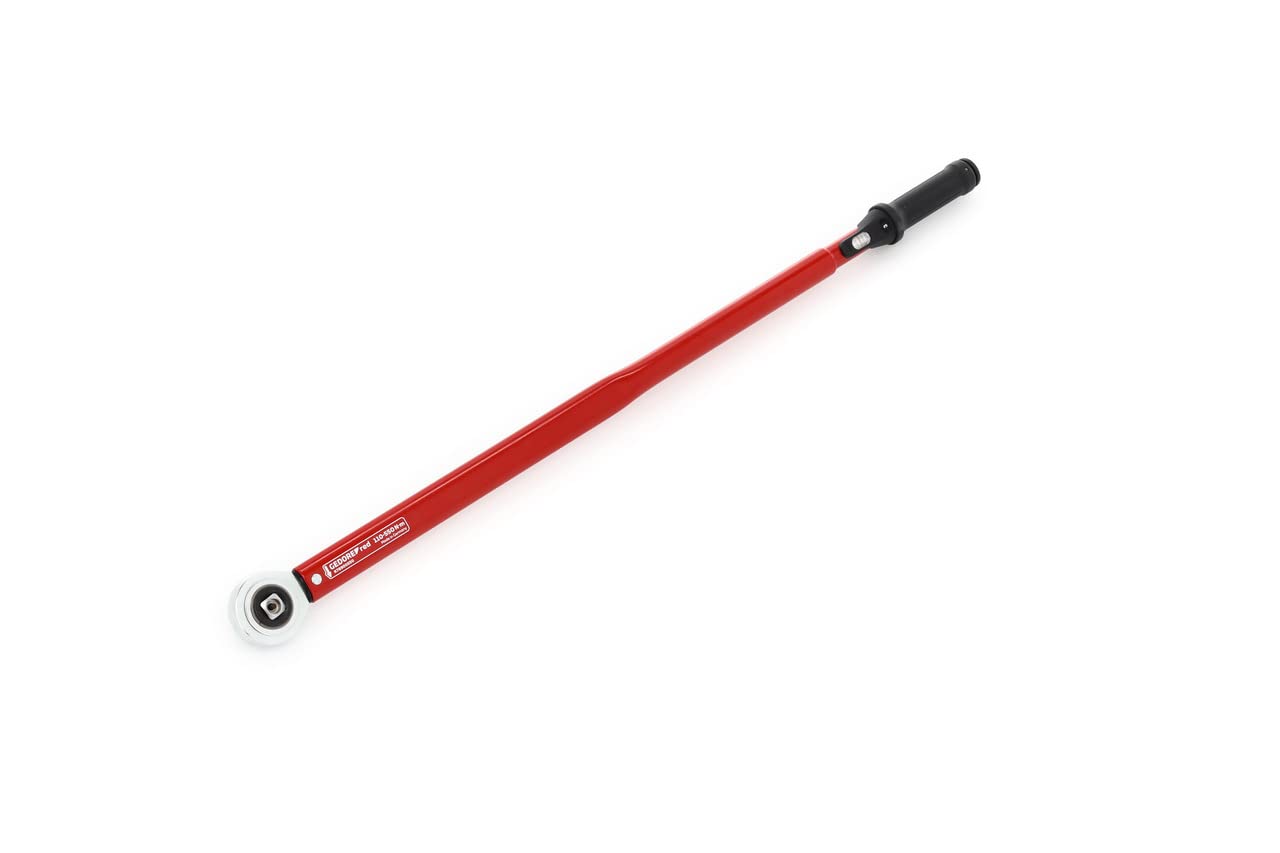 GEDORE red 3/4" 110-550Nm Steel Tube Torque Wrench for Left and Right Hand Thread Red/Black