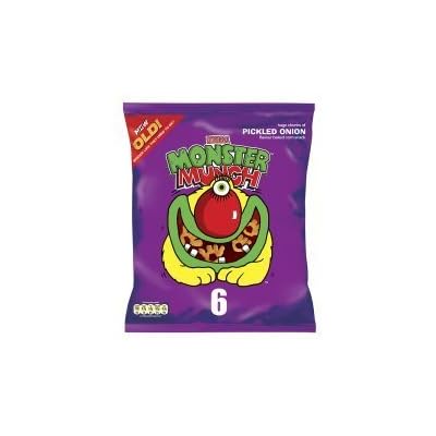 ووكرز مونش بيكلز بصل 6Pk x 4