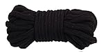 Geoot Japanese Clothing Bondage Rope Cotton Rope Role Play Kit (Black)