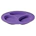 Silicone baby & toddler divided plate. Safe for Oven, Microwave, Dishwasher, Freezer and Boil SAFE! Purple