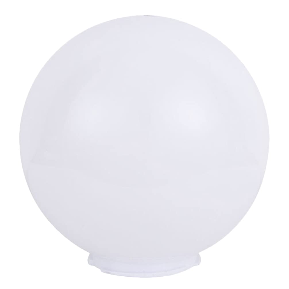 ibasenice White Acrylic Lamp Post Globe Round Lamp Shade Globe Lamp Shade Lamp Cover Outdoor Post Pole Lighting Replacement