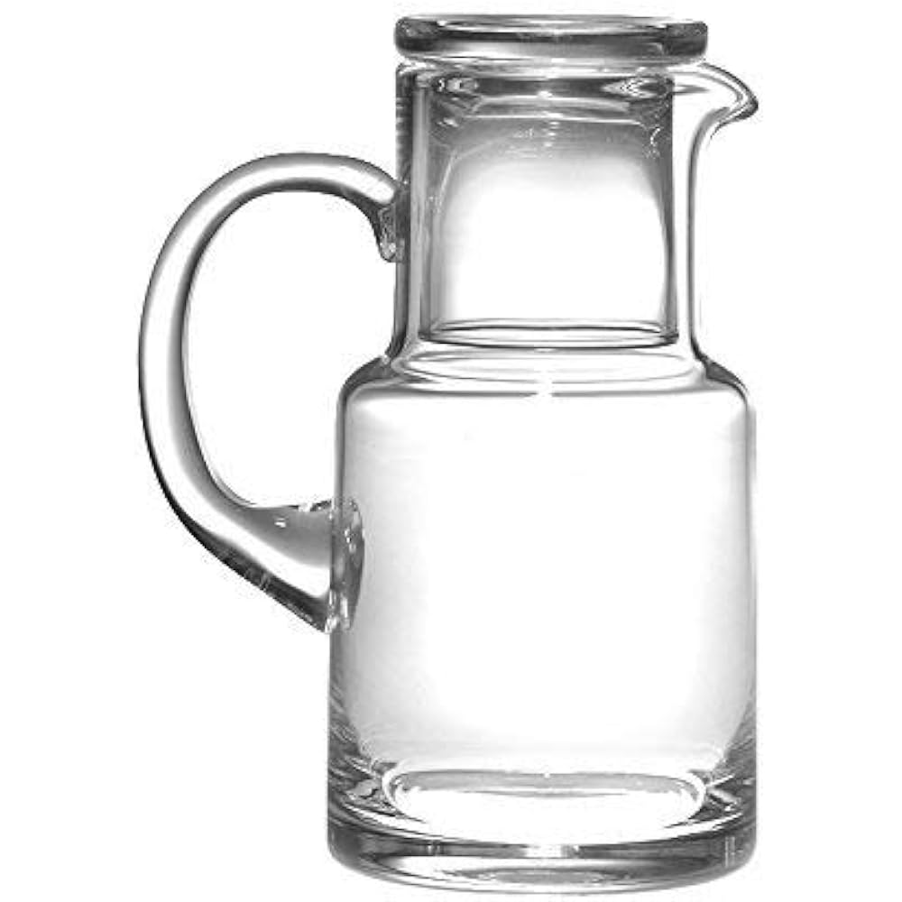 Carafes & Pitchers European Quality Glass 2 Piece Water Set Bedside