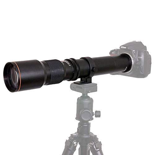 HiResolution 500mm/1000mm Manual Telephoto Reflex Lens for Nikon D5