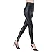 FOMANSH Women’s Faux Leather Leggings High Waisted Sexy Stretchy Black Legging Pants Tights …