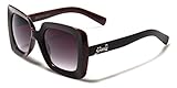 Giselle Square Frame Vintage Retro Women's Sunglasses