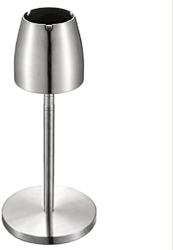 Retractable thick stainless steel windproof ashtray home creative floor ashtray