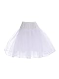 Artwedding Girls 3 Layers Wedding Flower Girl Petticoat