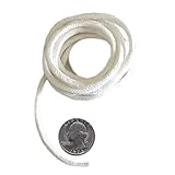 Firefly Brand - 5 Feet of 3.6mm Round Braided Eco Cotton Replacement Wick for Oil Lamps and Candles. Made in USA