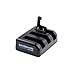 SANDMARC Procharge: Triple Charger for GoPro Hero 8, 7, 6, 5, 4 and Smart (WiFi) Remote