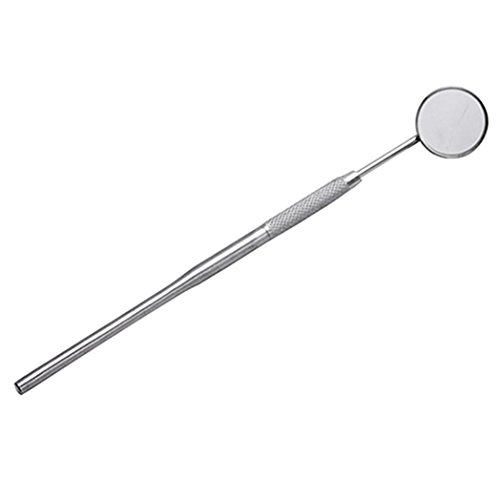 Yamalans Dental Mirror Dentist Stainless Steel Handle Tool for Teeth Cleaning Inspection