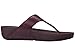 FitFlop Women's Lulu Thong Sandal (6 B(M) US, Deep/Plum)
