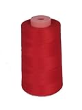 Red Serger Thread (overlock) 6,000 yards, 100% Spun Polyester