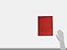 Darice Felties Red Glitter 9 x 12 inches, 1.5mm Felt, 1 Sheet (9