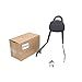 E-Most Detachable Driver Rider Backrest Sissy Bar Mount Set Rear Passenger Pad with Leather Back Rest Seat Pad Luggage Rack for 2014-2017 Yamaha Star Bolt XV950 XVS950