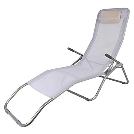 Spetebo Gesundheitsliege in Pastel Blau mit Kopfkissen - Relaxliege