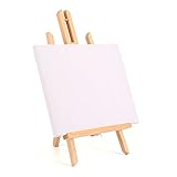 Tosnail 12" x 9" Canvas & 16" x 9" Easel Set Painting Craft Drawing Art Decoration Sets