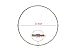 Bistore - Set of 5pcs Gold Dream Catcher Metal Hoops, (Dream Catcher Metal Rings) (11-inch Gold)