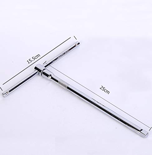 OSOF 14mm & 16mm Spark Plug Socket Thin Wall 12-Point Removal Tool 3/8 inch Square Drive Set + 3/8-Inch Drive Sliding T bar Torque Spanner Extension Kit 10inch/25cm - Thumbnail 6