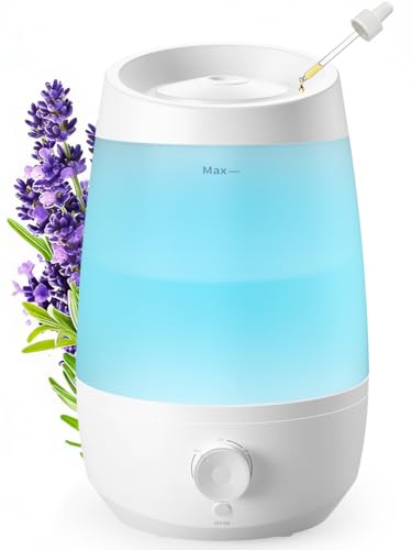 2.5L Humidificateu d'air Chambre 25H Diffuseur d’Huiles Essentielles