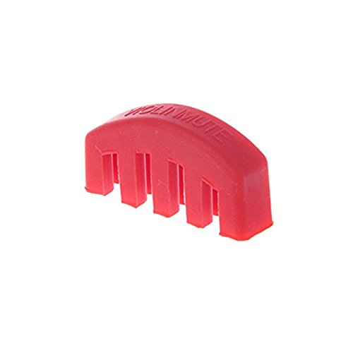 WANDIC 2pcs Violin Mute Rubber Violin Lightweight Practice Mute Combo Claw Style Mute for Violin Red - Thumbnail 3