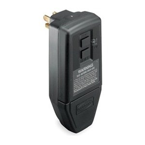 Plug-In GFCI, Blk, 15A, 5-15P, Indoor, 120VAC: Electric Plugs: Amazon