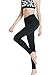 Tesla TM-XYP82-BLK_X-Large Fleece High-Waist Lined Leggings Tights Thermal Yoga Pants w Hidden Pocket Tummy Control XYP82