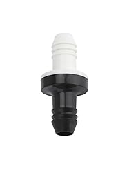 creatyi 2 pcs 3 8" ABS One Way válvula de no retorno Compruebe de agua para de combustible líquido de Gas Air
