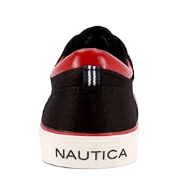 Nautica Men's Lace-Up Material Boat Shoe, Casual