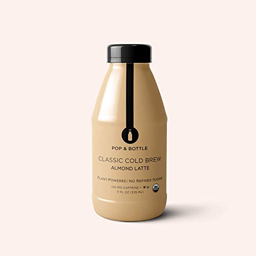 Pop & Bottle Lattes - CLASSIC + VANILLA COLD BREW BESTSELLER PACK | 12 pack, 11 oz each (organic, dairy free, no refined sugar, fair trade, plant based, superfood enriched, paleo)
