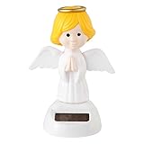 KaiCran Fashion Solar Powered Dancing Car Decor Halloween Swinging Animated Bobble Dancer Toy Car Decor (E)