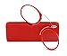 SOOLALA Women Men Go Everywhere SOS Pince Nez Style Nose Resting Pinching Portable Wallet Reading Glasses, Red, 2.5x