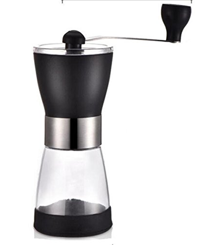 Click Here to See More Images Hand-Cranked Coffee Grinder, Small Grinder/Ceramic Movement, Coffee Machine, Coffee Mill, Pepper Mill