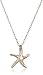 Amazon Collection Sterling Silver Starfish Pendant Necklace, 18