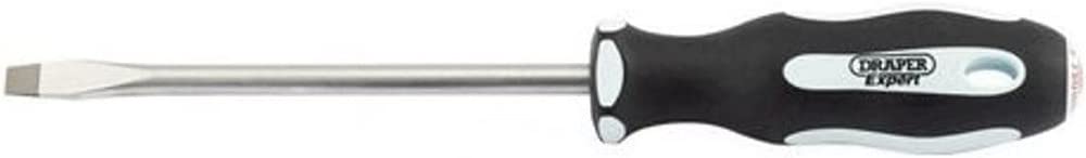 Draper 34979 Expert Plain Slot Soft Grip Parallel Tip Screwdriver, 8.0mm x 150mm