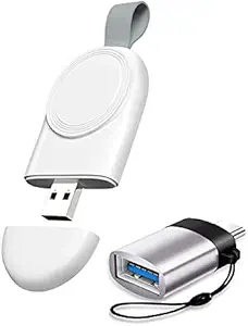 Charger for Apple Watch,USB Portable Wireless Charger for iWatch,Magnetic Cordless Charger Compatible with Apple Watch Series 6 SE 5 4 3 2 1 Nike+44mm, 42mm, 40mm, 38mm