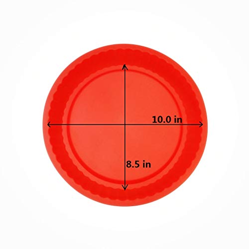 2Packs Silicone Quiche Pans, Non Stick Round Silicone Tart Brioche Pan Silicone Baking Molds Cake Silicone Pie Pan