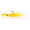 New-Kmucutie-3d-Eyes-Bucktail-Jigs-25g-7cm-Super-Glow-for-Saltwater-5-Pcs