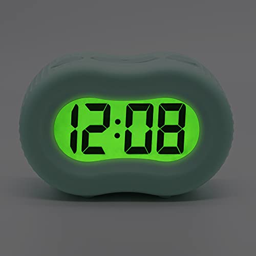 Timelink Smartlight Digital Rubber Alarm Clock for Bedrooms Travel