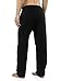 DAVID ARCHY Men's Cotton Lightweight Pajama Bottoms, Comfy Lounge Pants With Pockets, Sleepwear PJ, 2 Pack