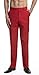 CONCITOR Men's Dress Pants Trousers Flat Front Slacks RED