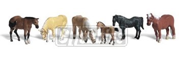 Woodland Scenics N Farm Horses WOOA2141